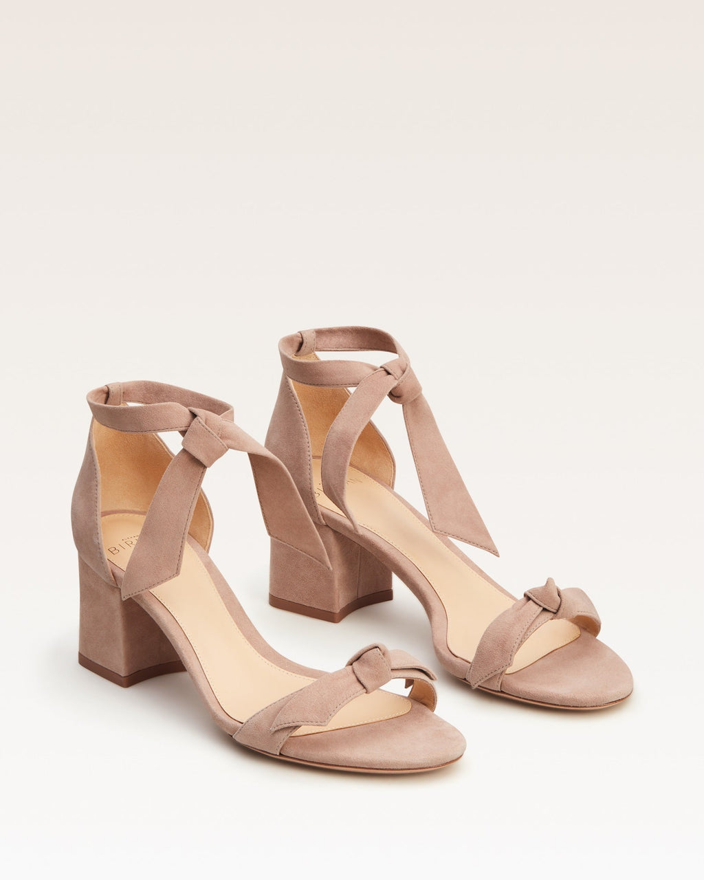 Clarita Block 60 Suede Cameo