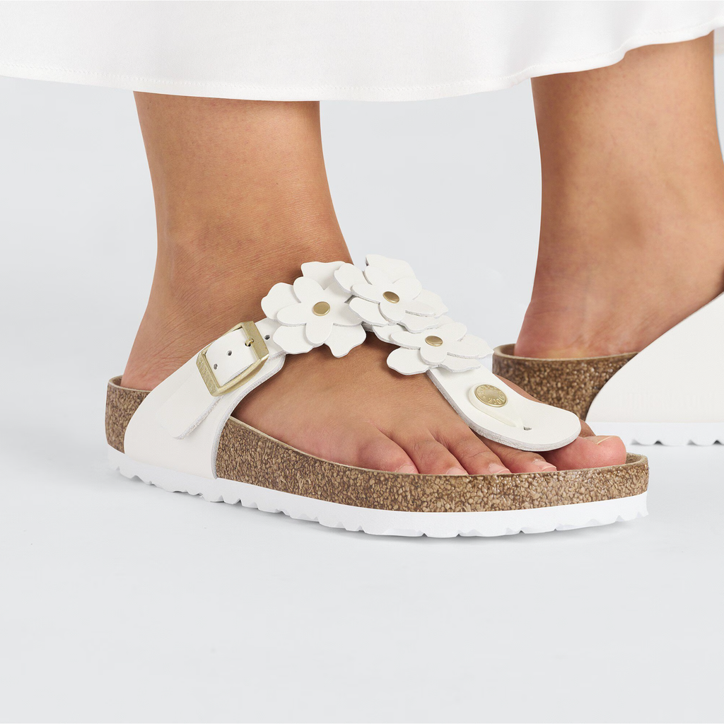 Birkenstock Women's Gizeh Flower Leather