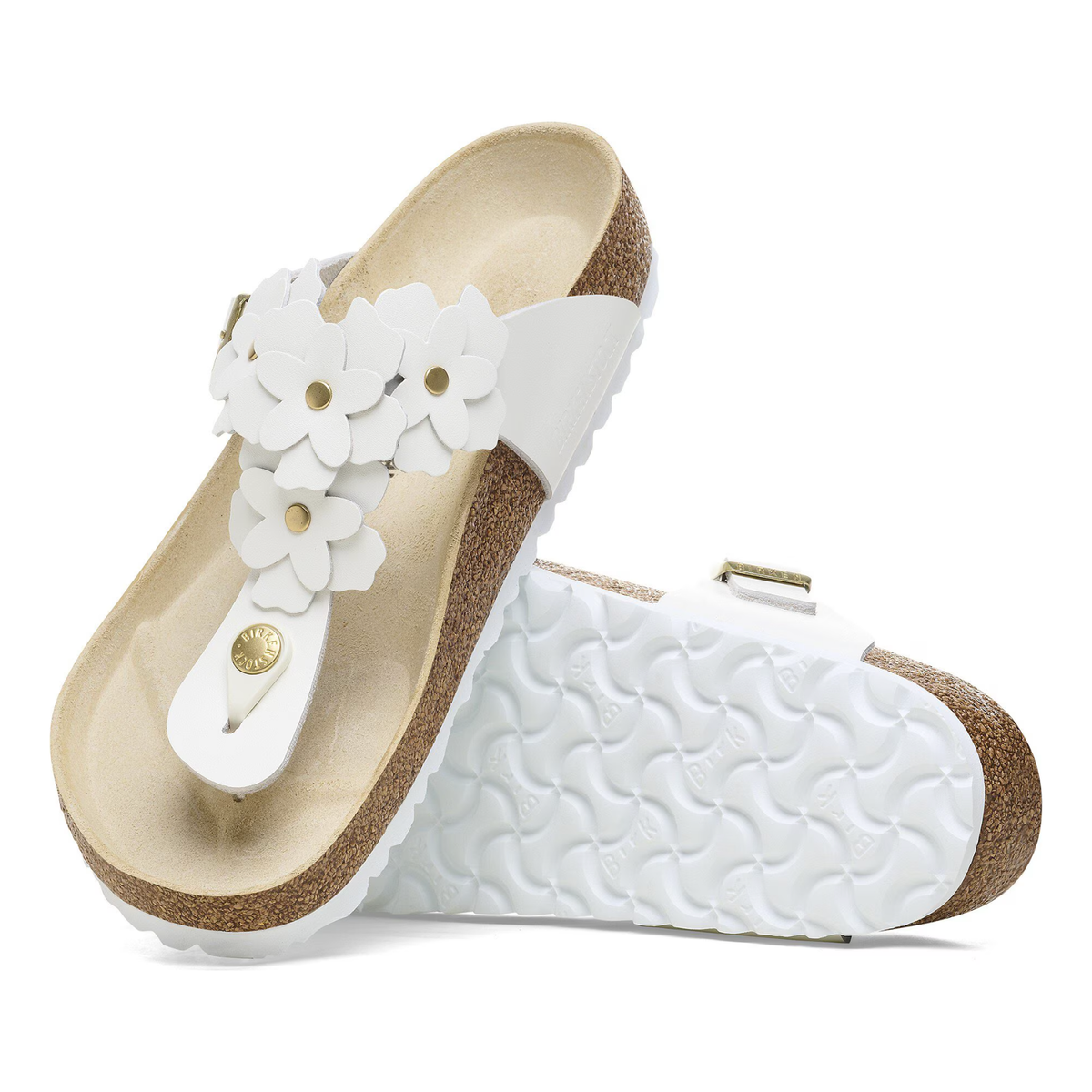 Birkenstock Women's Gizeh Flower Leather