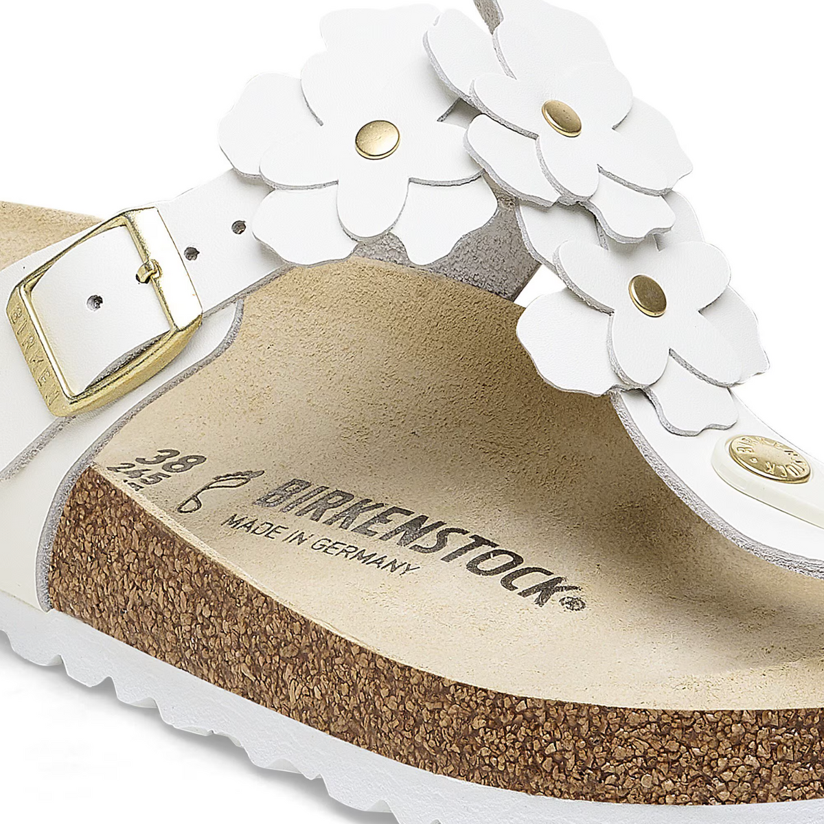 Birkenstock Women's Gizeh Flower Leather