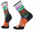 Smartwool Unisex Trail Run Targeted Cushion Print Crew Socks