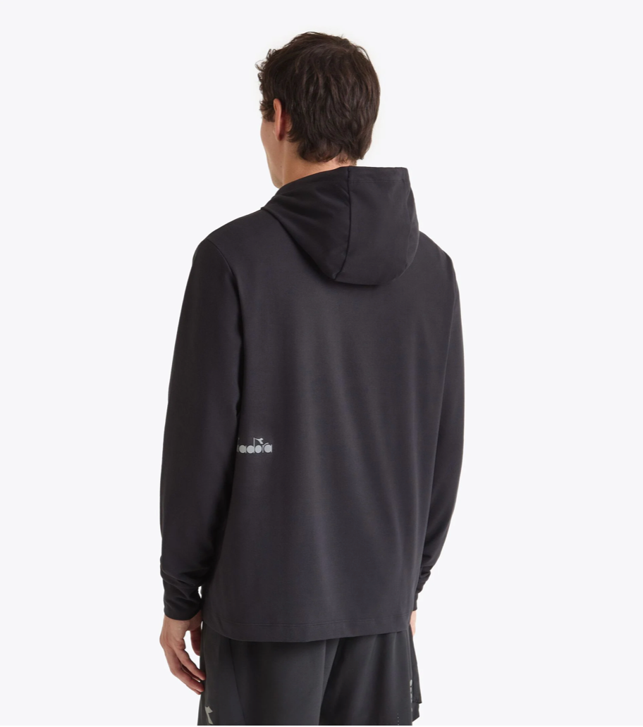 Men's Diadora Jersey Pullover Hoodie Run Crew