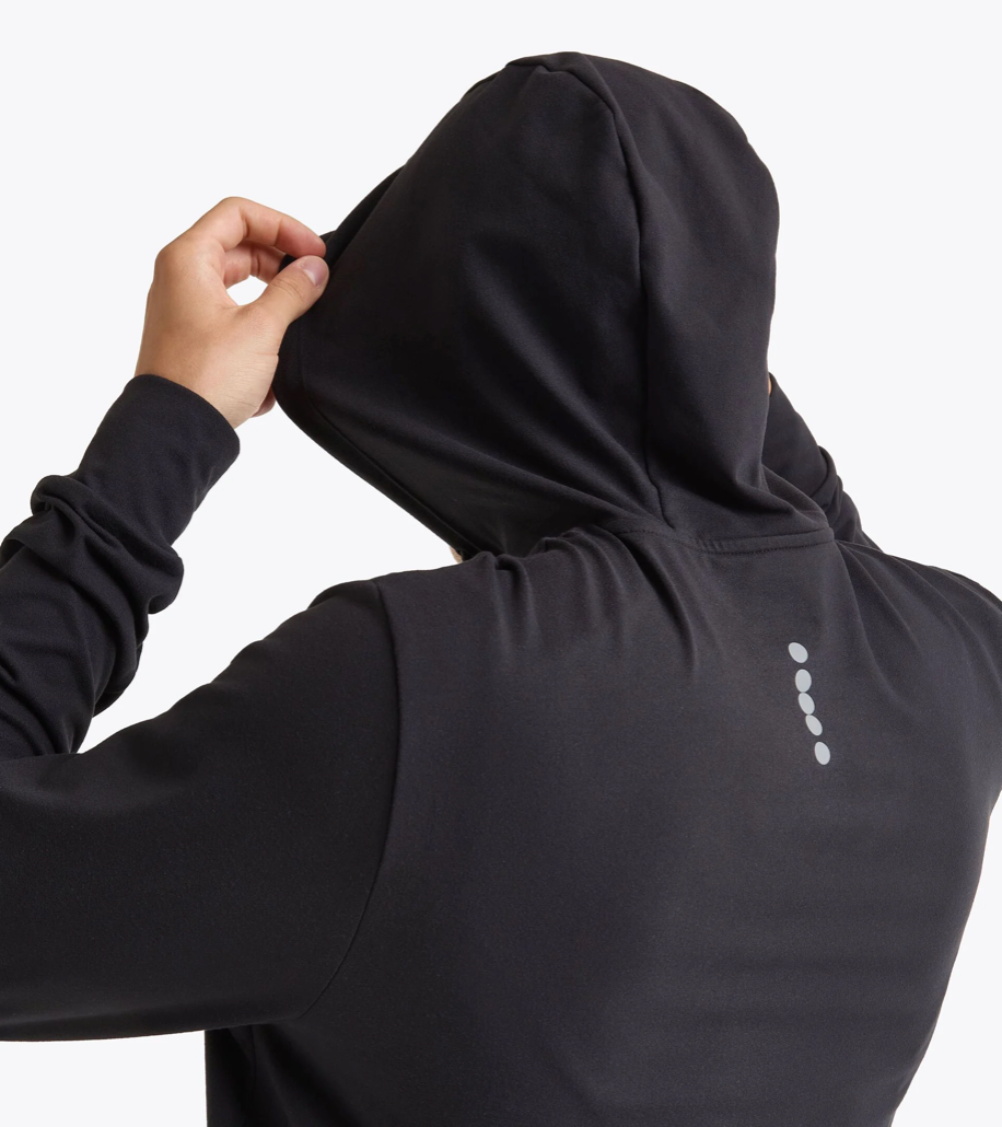 Men's Diadora Jersey Pullover Hoodie Run Crew