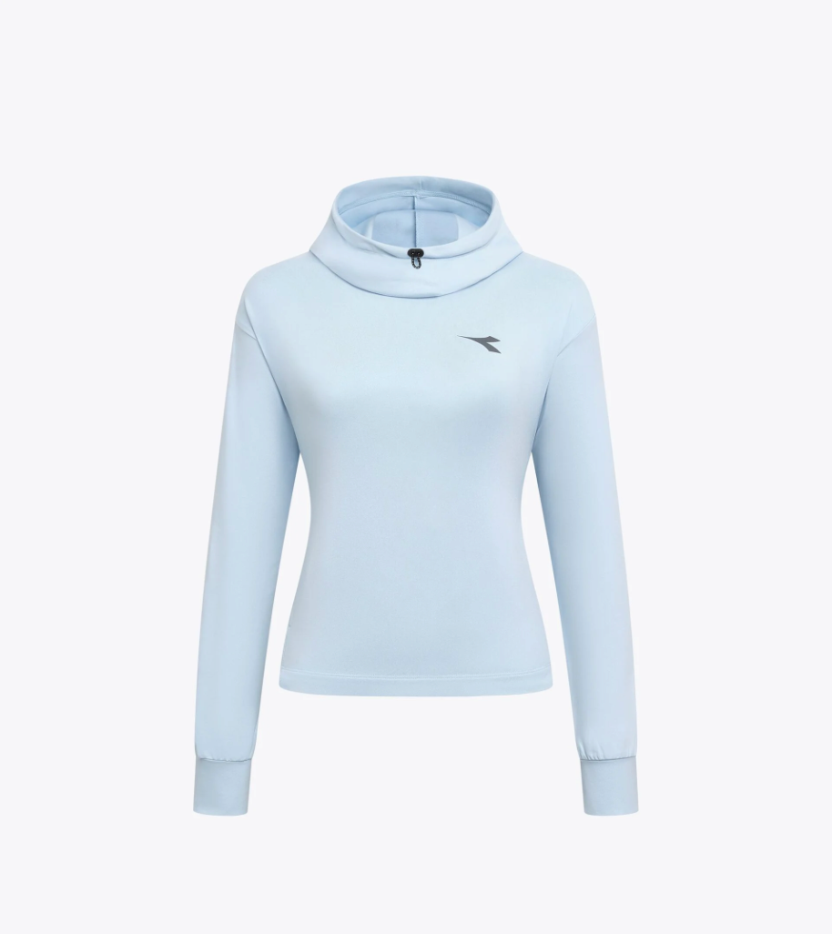 Women's Diadora Jersey Pullover Hoodie Run Crew