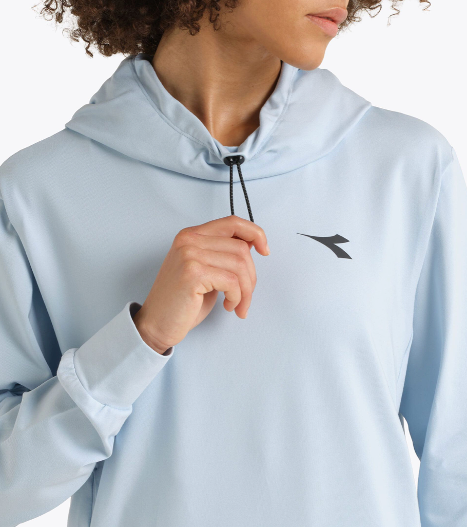 Women's Diadora Jersey Pullover Hoodie Run Crew