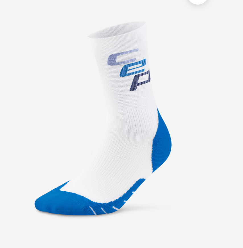 CEP Unisex Core Run Edition Steps Mid Cut Compression Socks