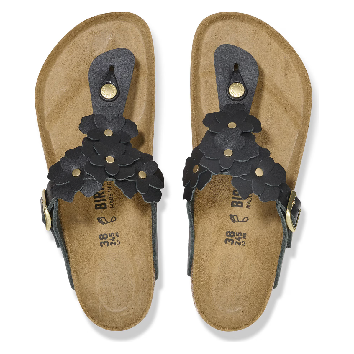 Birkenstock Women's Gizeh Flower Leather