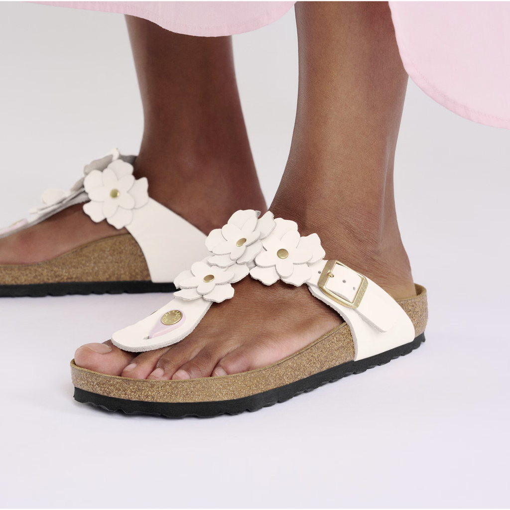 Birkenstock Women's Gizeh Flower Leather