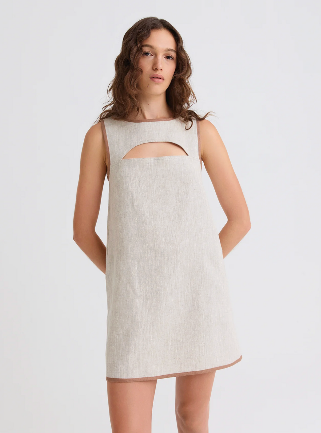 Matthew Bruch Bound Cutout Dress