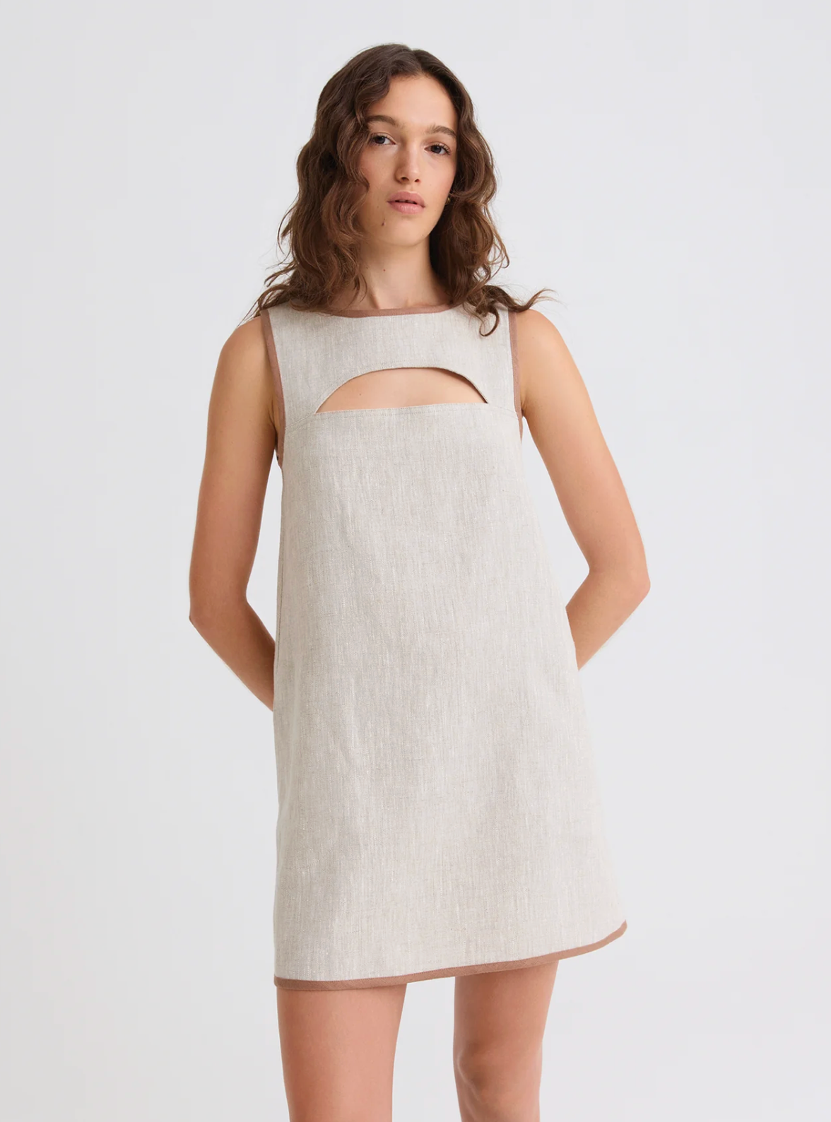 Matthew Bruch Bound Cutout Dress