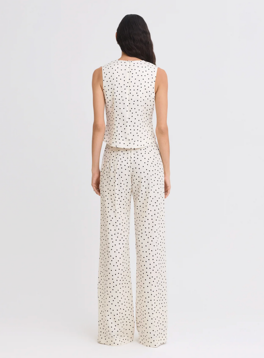 Matthew Bruch Belted Wide Leg Trouser