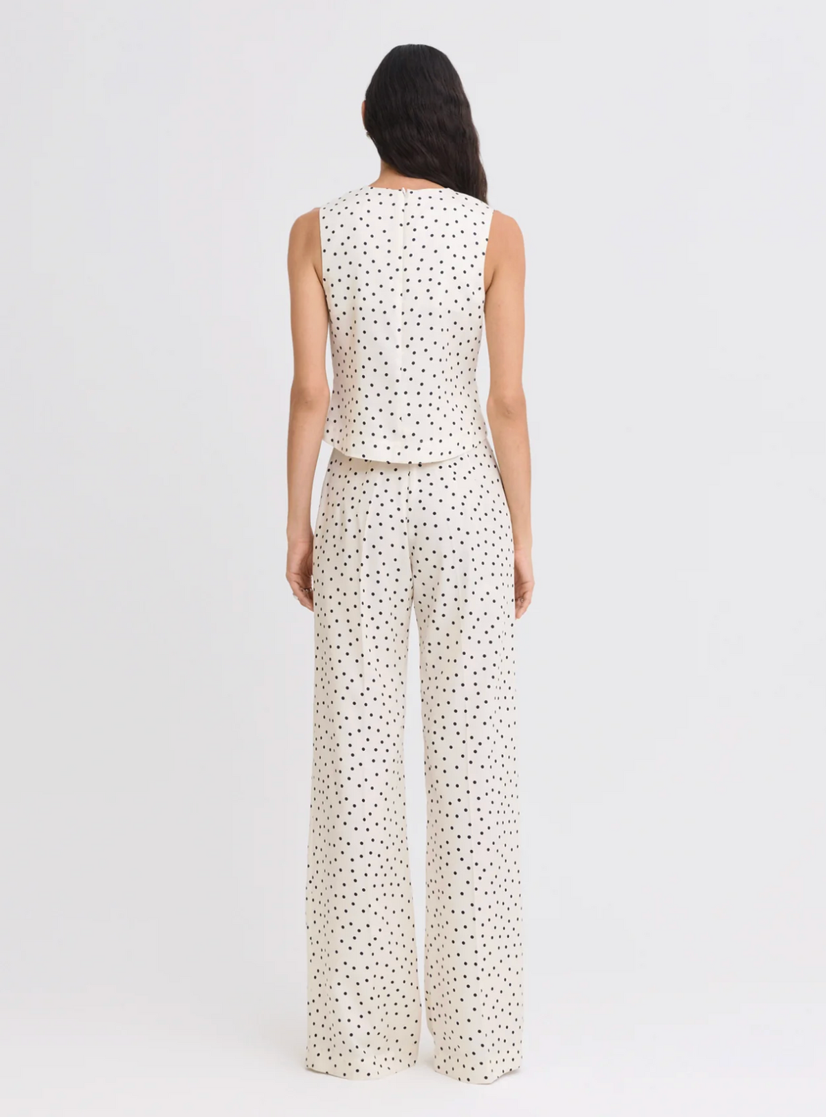 Matthew Bruch Belted Wide Leg Trouser