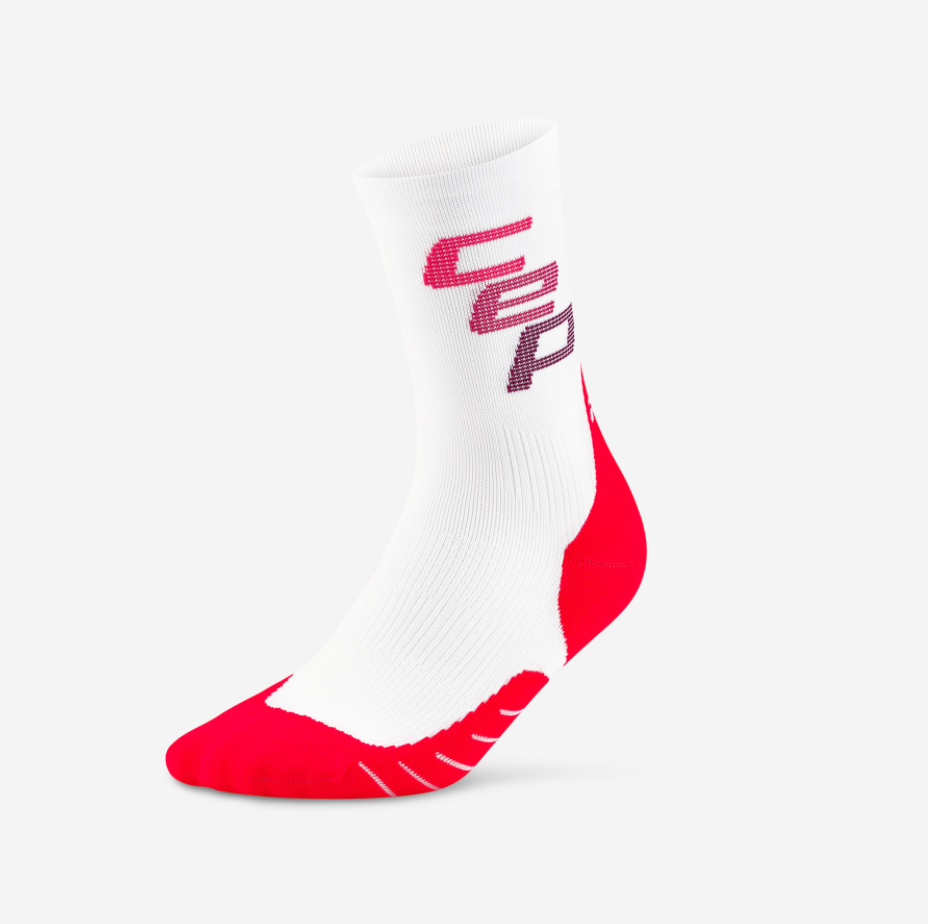 CEP Unisex Core Run Edition Steps Mid Cut Compression Socks