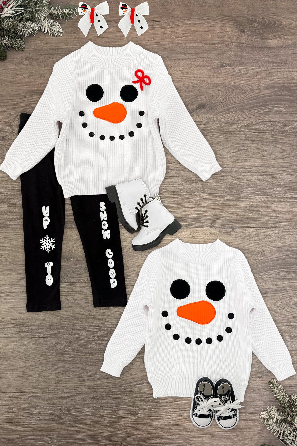 "Up To Snow Good" Knit Sweater Legging Set