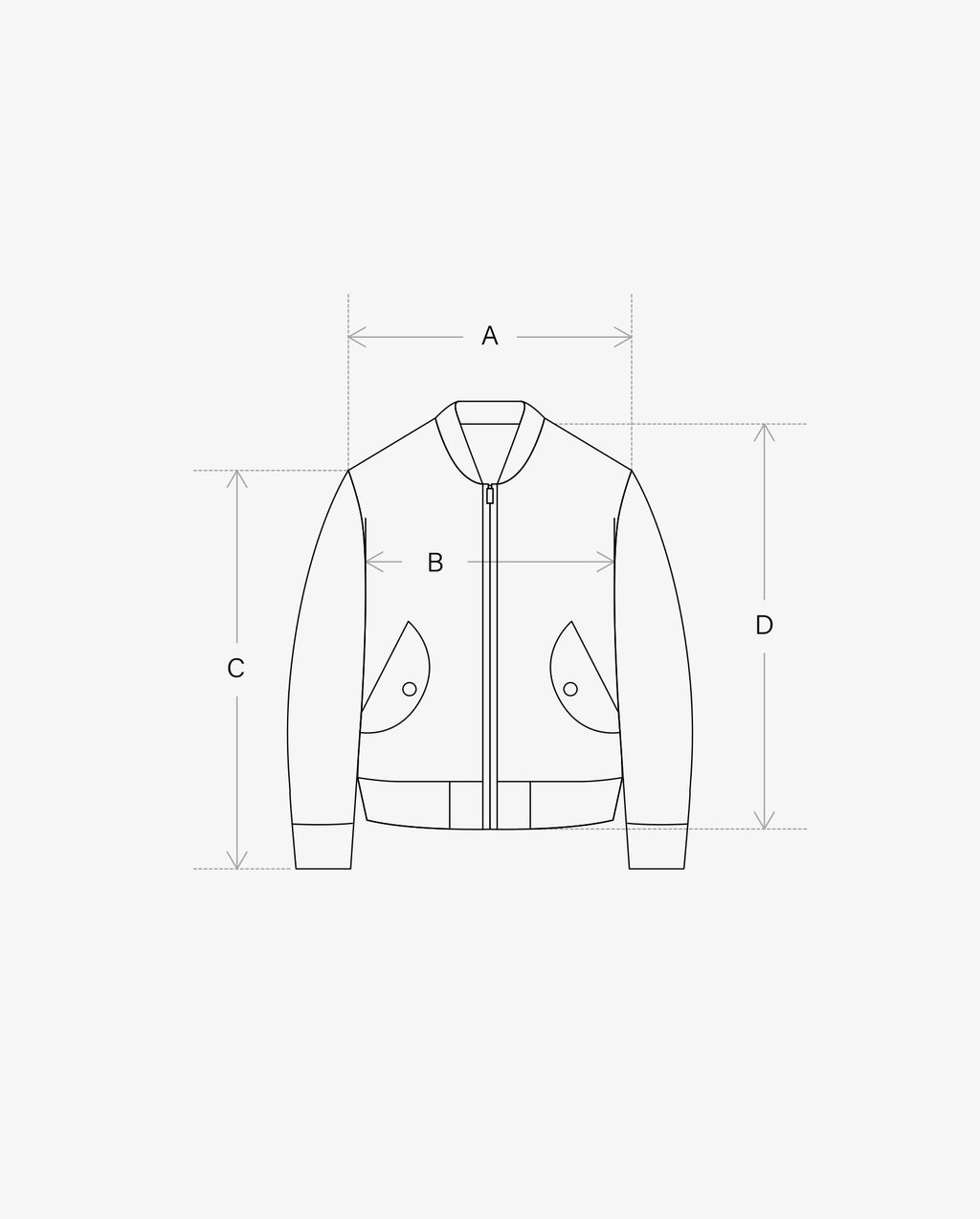Silk Bomber Jacket / Blue