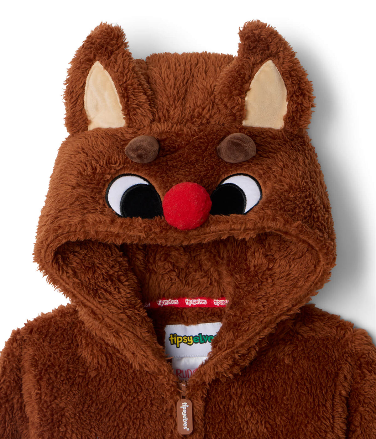Matching Rudolph Sherpa Family Jumpsuits