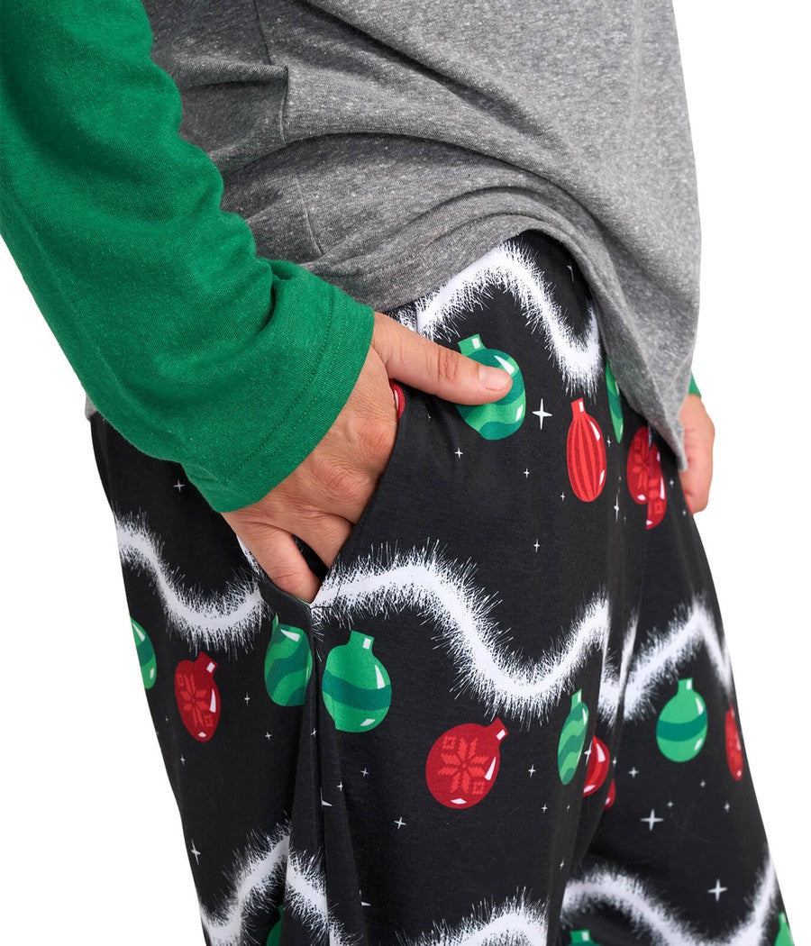 Men's Jingle Balls Crew Neck Pajama Set