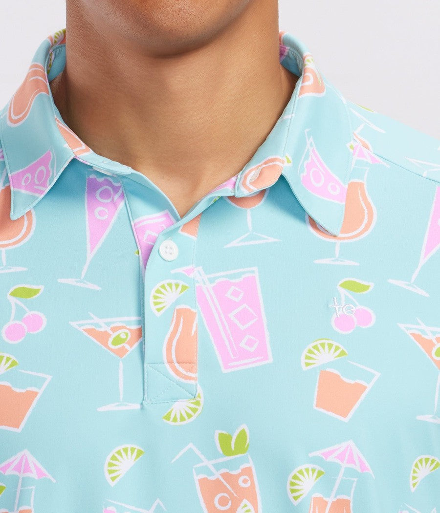 Men's Cocktail Caddy Golf Polo