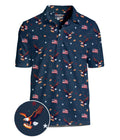 Men's 8-Bit Eagle Performance Polo