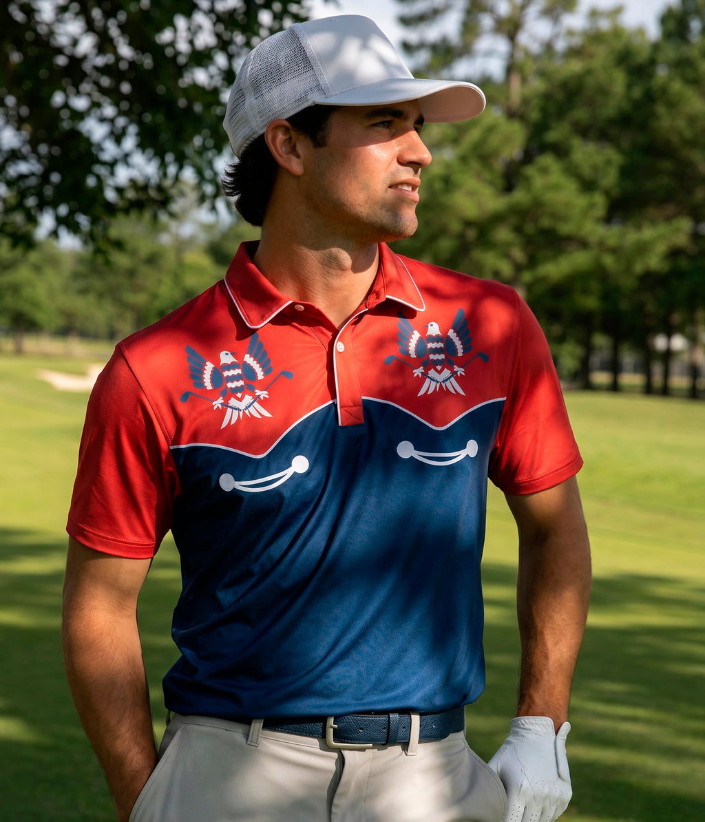 Men's Freedom Flies Golf Polo