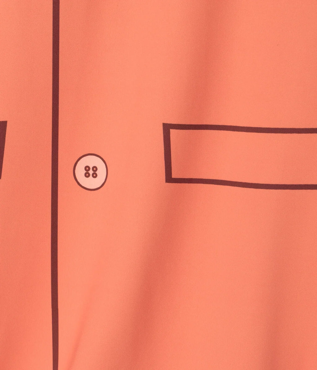 Men's Dumb Orange Tuxedo Pickleball Shirt