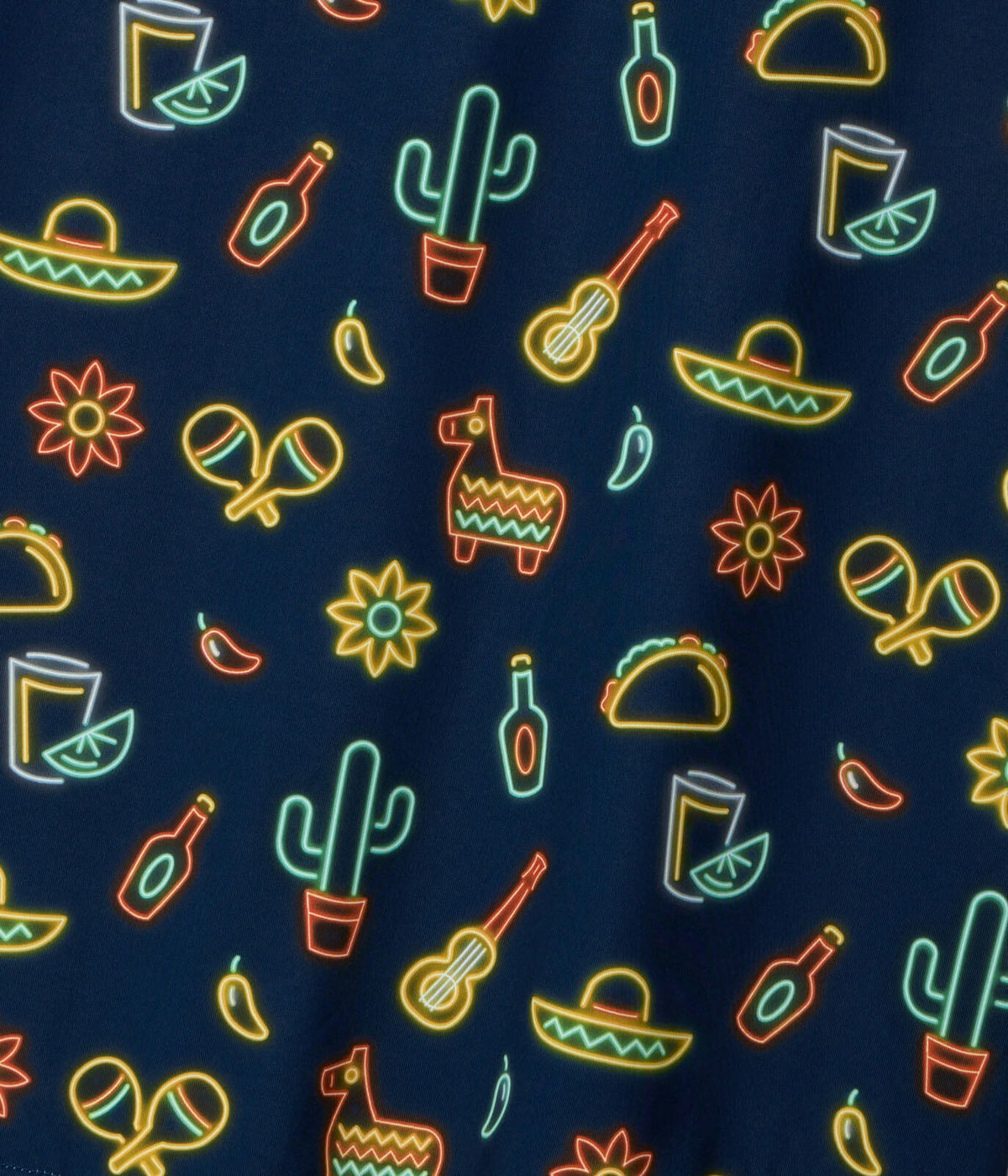Men's Neon Fiesta Golf Polo