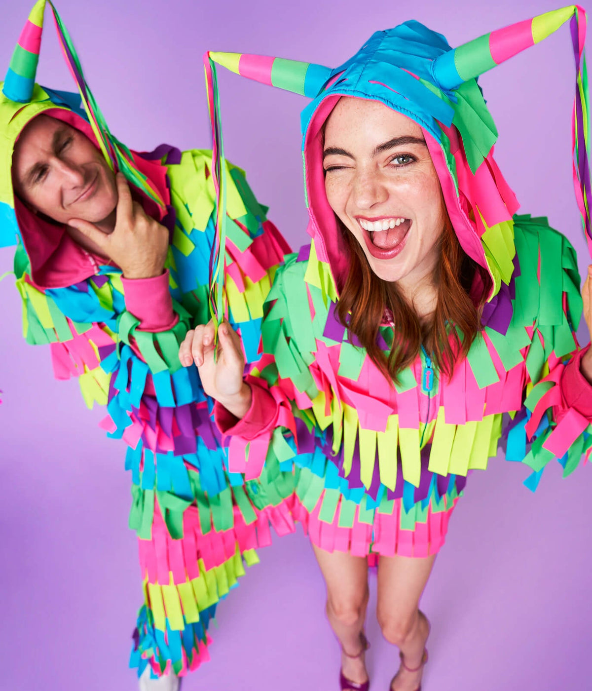 Matching Piñata Couples Costumes