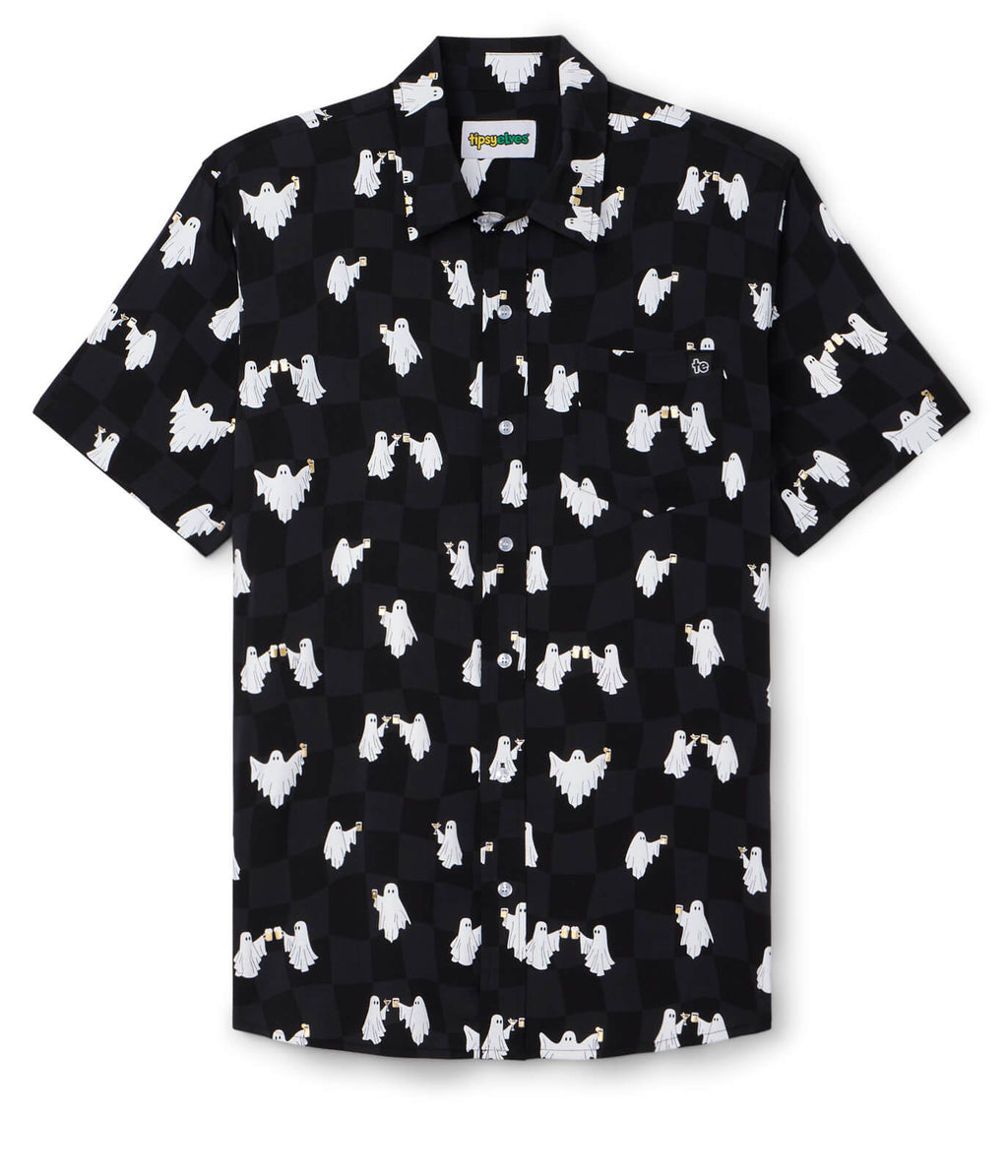 Men's BOOze Ghost Button Down Shirt