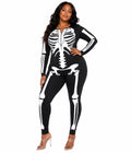 Skeleton Plus Size Bodysuit Costume