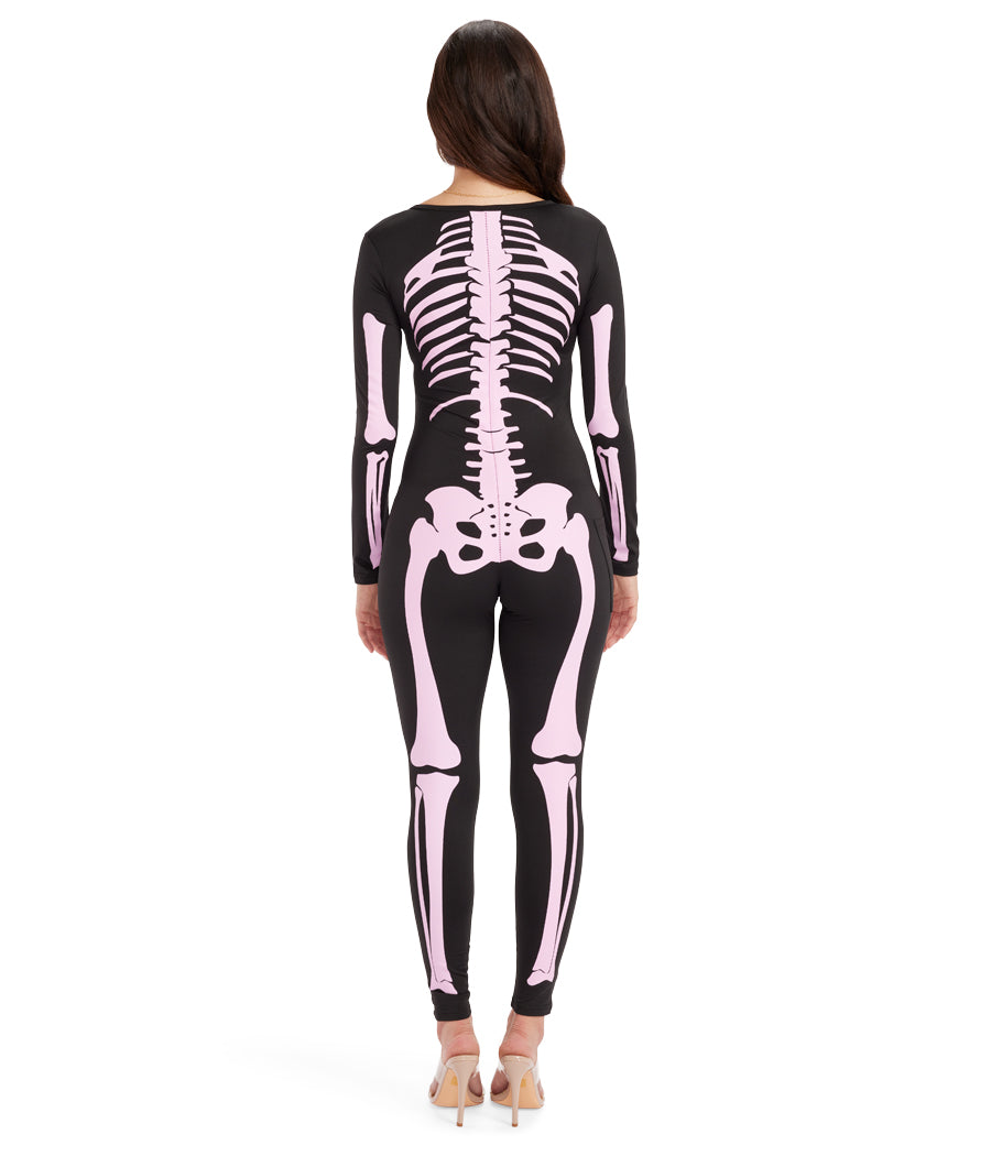Pink Skeleton Bodysuit Costume