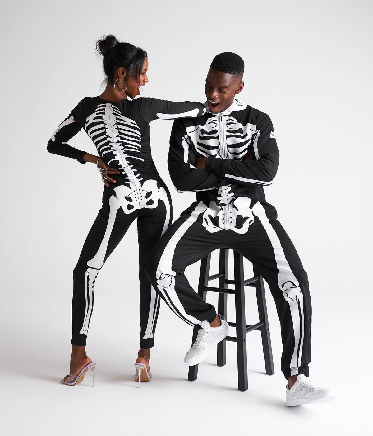 Matching Skeleton Couples Costumes