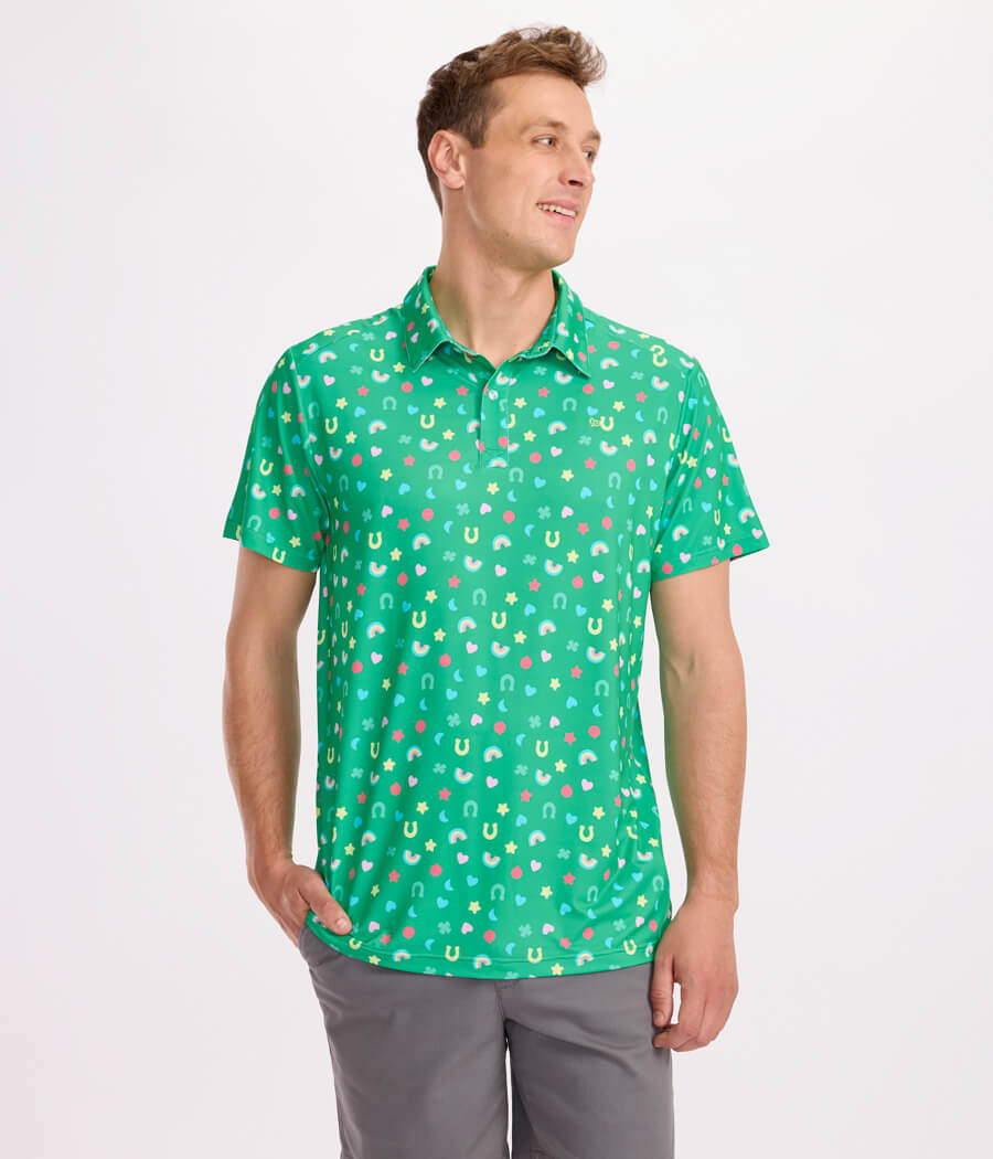 Men's Lucky Charmer Golf Polo