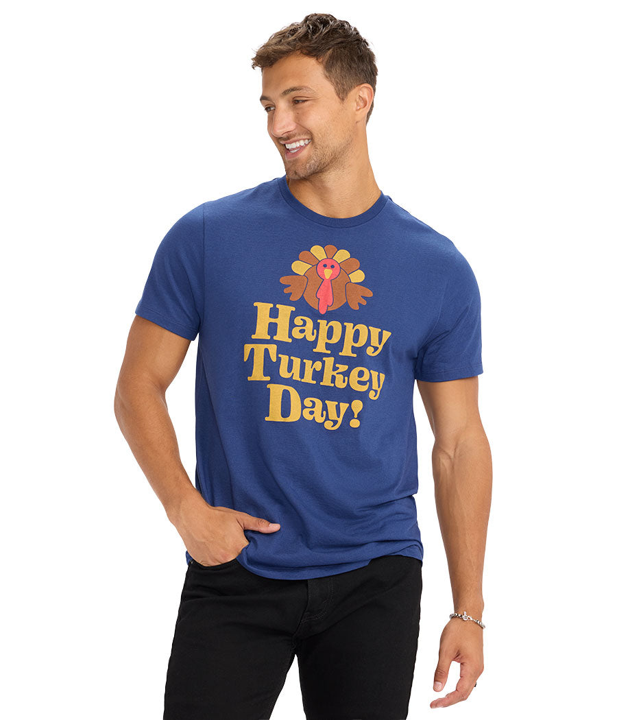Men's Happy Turkey Day Tee