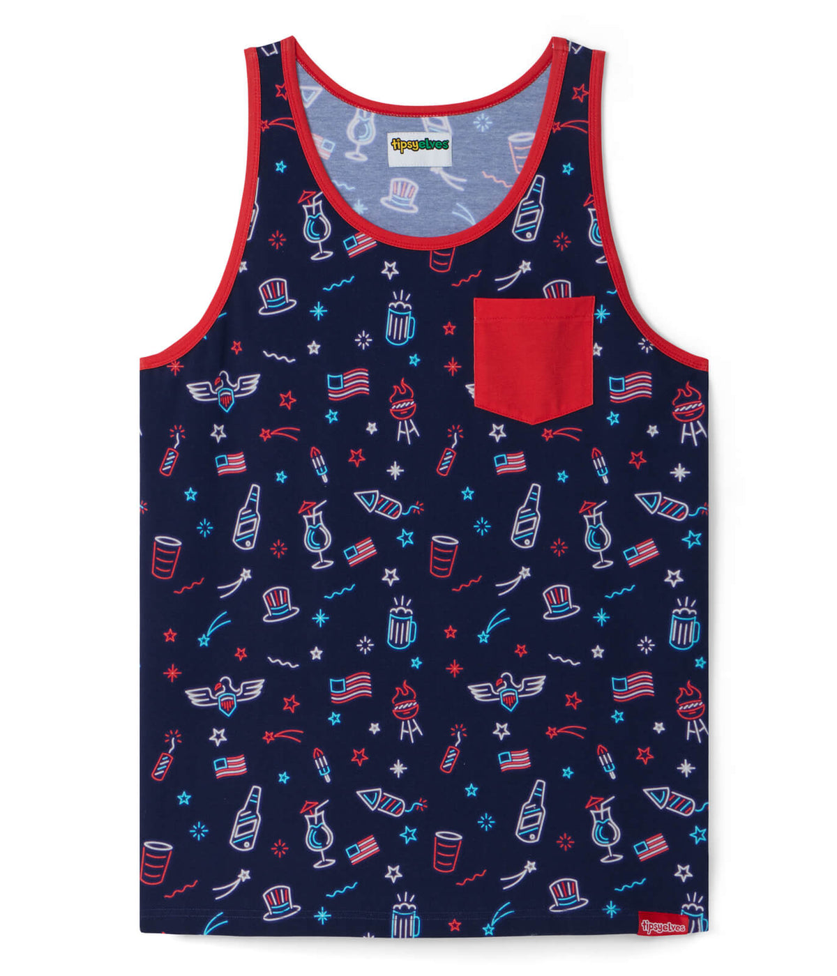 Men's Lights and Liberty Tank Top