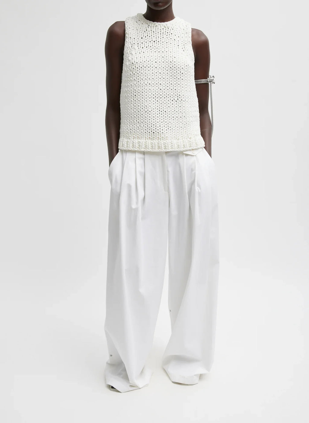 Tibi Deluxe Tube Yarn Sweater Tank