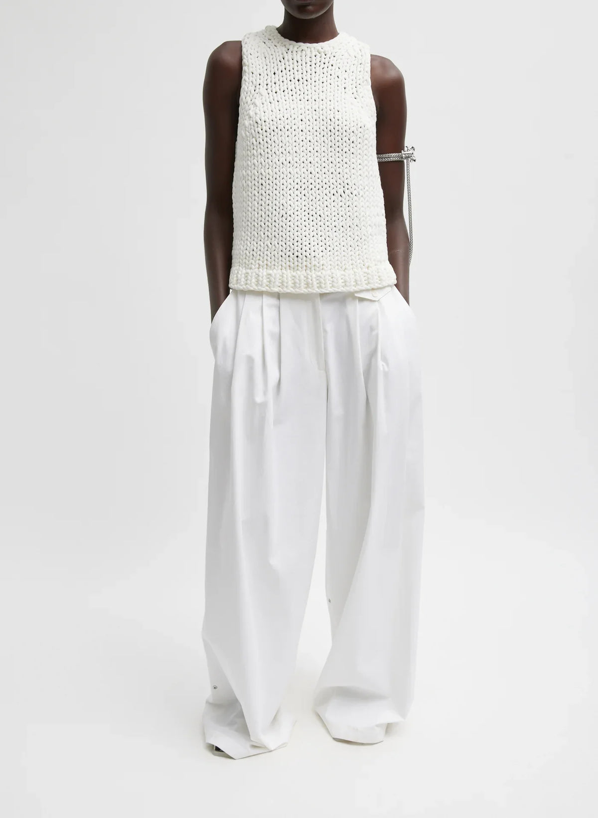 Tibi Deluxe Tube Yarn Sweater Tank