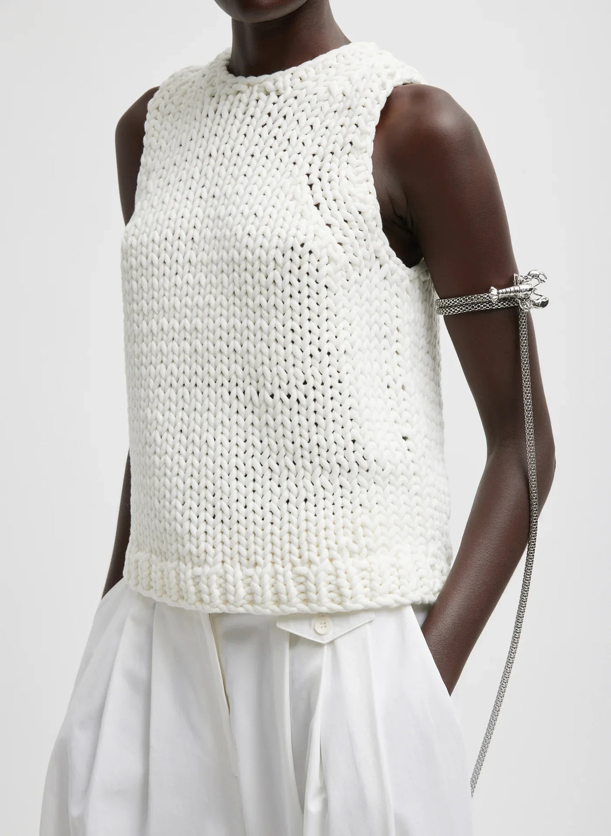Tibi Deluxe Tube Yarn Sweater Tank
