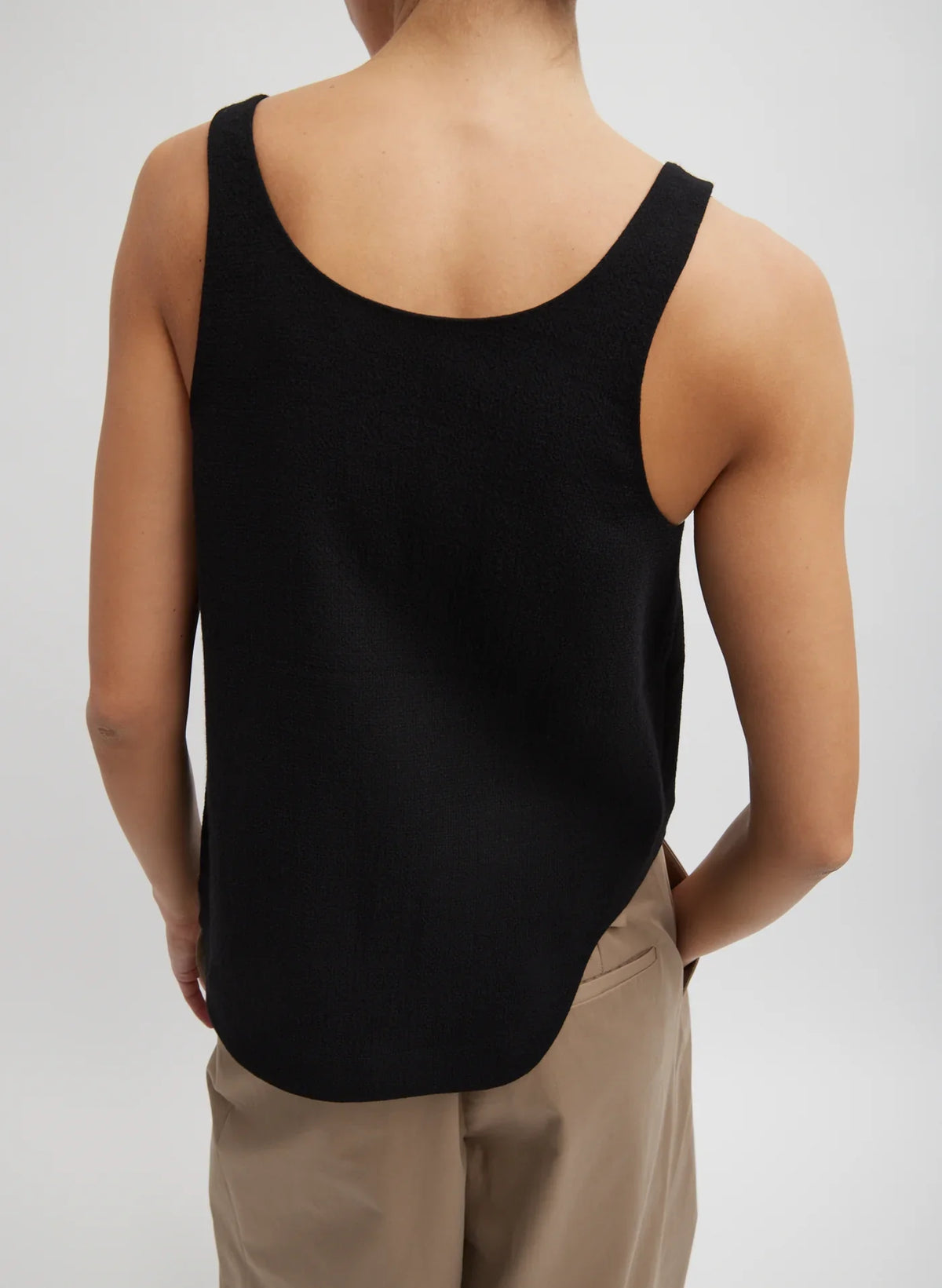 Tibi Melee Crepe Tank Top