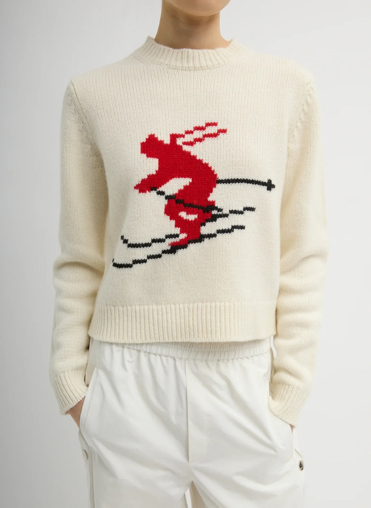 Tibi Ski Shrunken Sweater