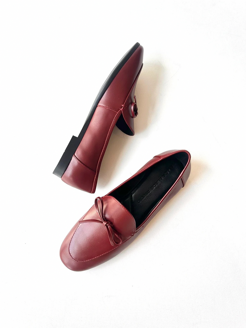 Black Suede Studio Maty Loafer
