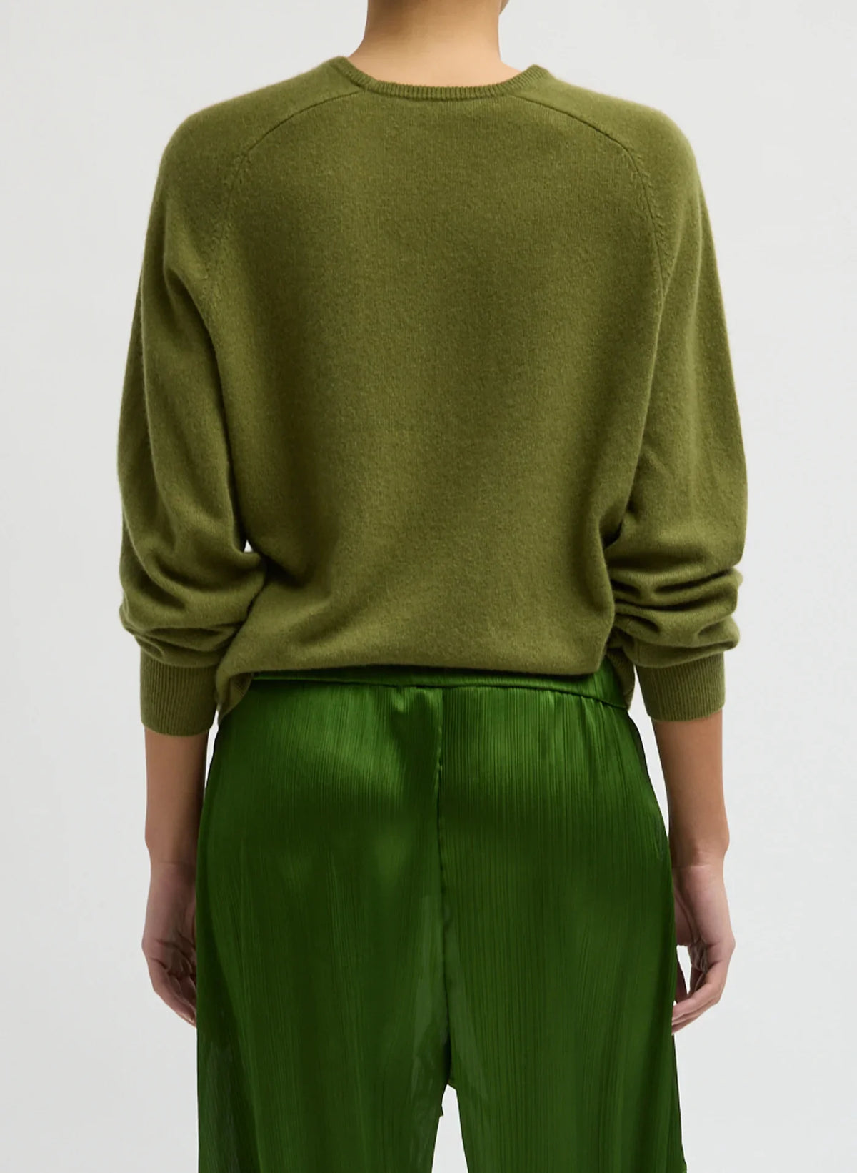 Tibi Cashmere Crewneck Sweater