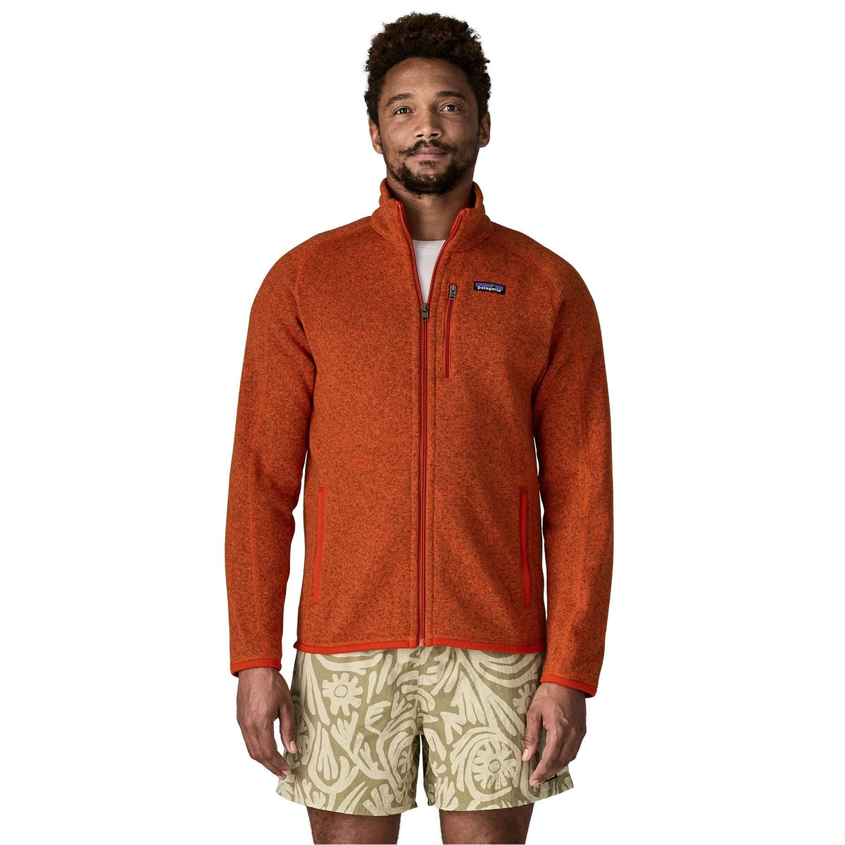 Patagonia Men's Better Sweater® Fleece Jacket in Coral Orange