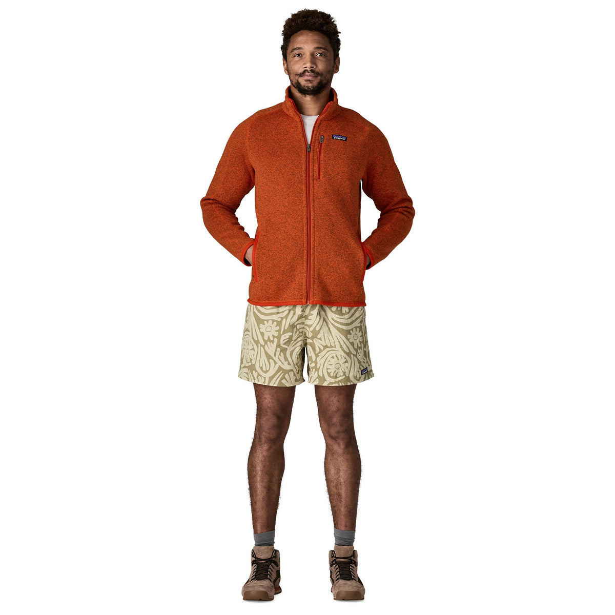 Patagonia Men's Better Sweater® Fleece Jacket in Coral Orange
