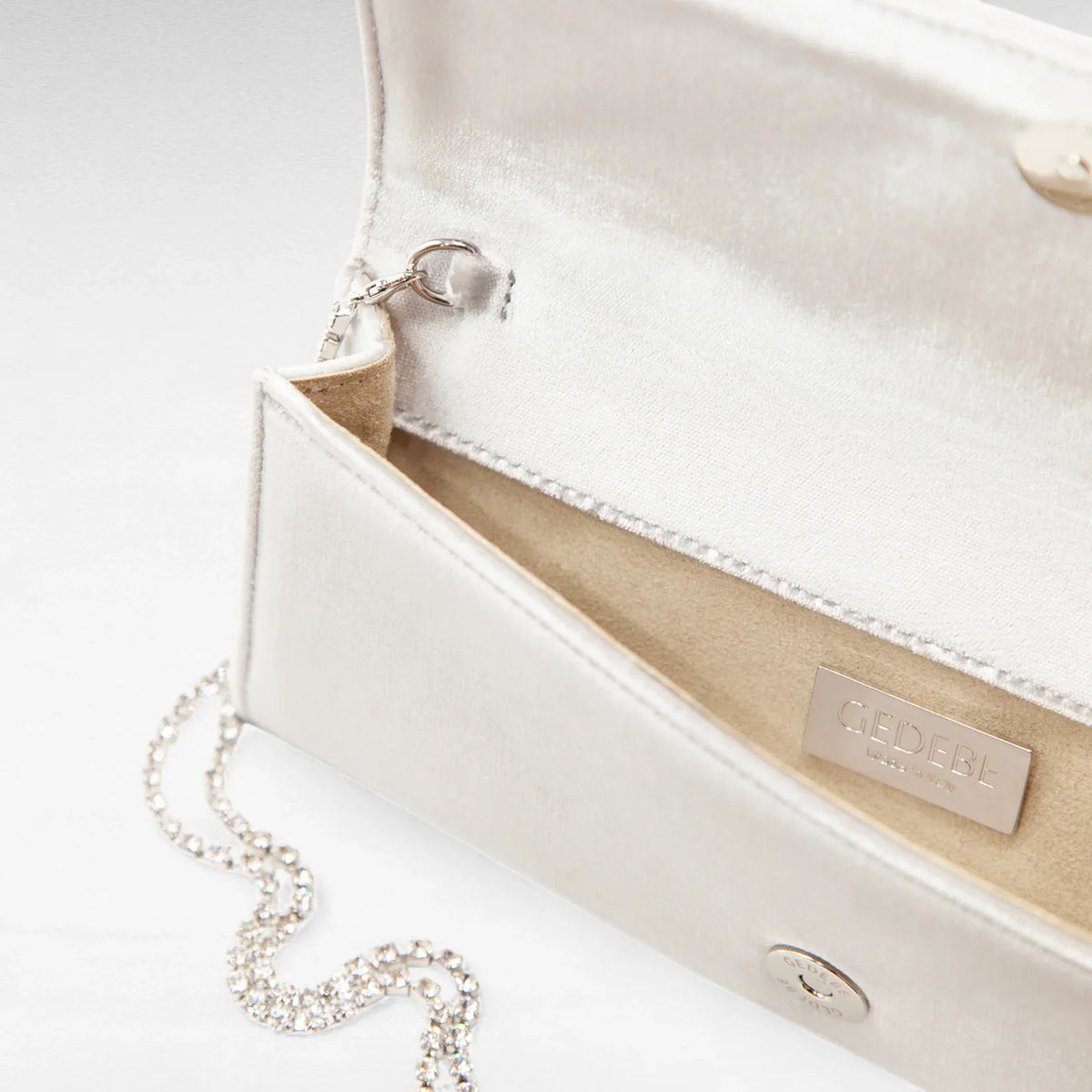 Gedebe Velvet Envelope Clutch