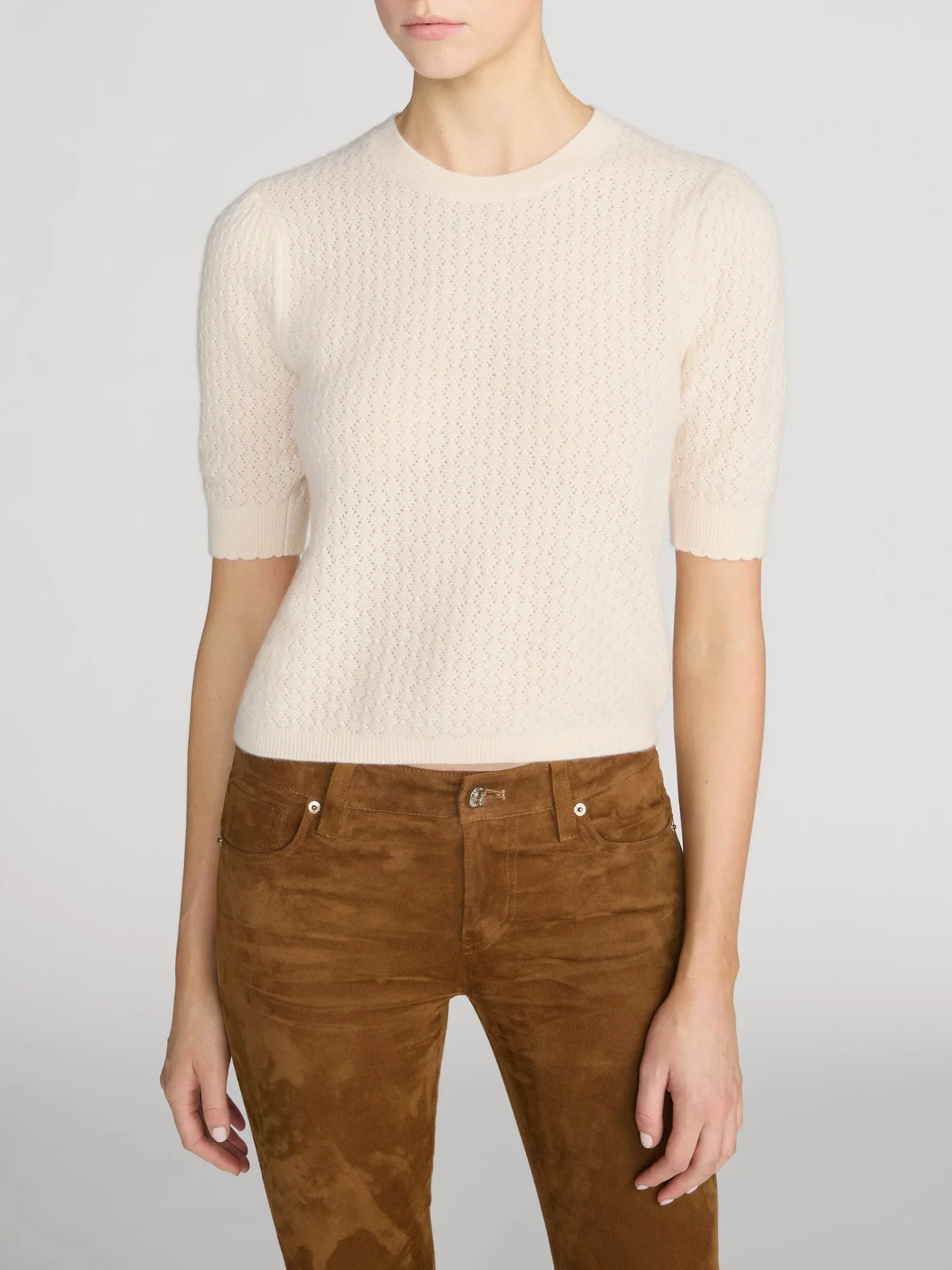 Frame Honeycomb Sweater
