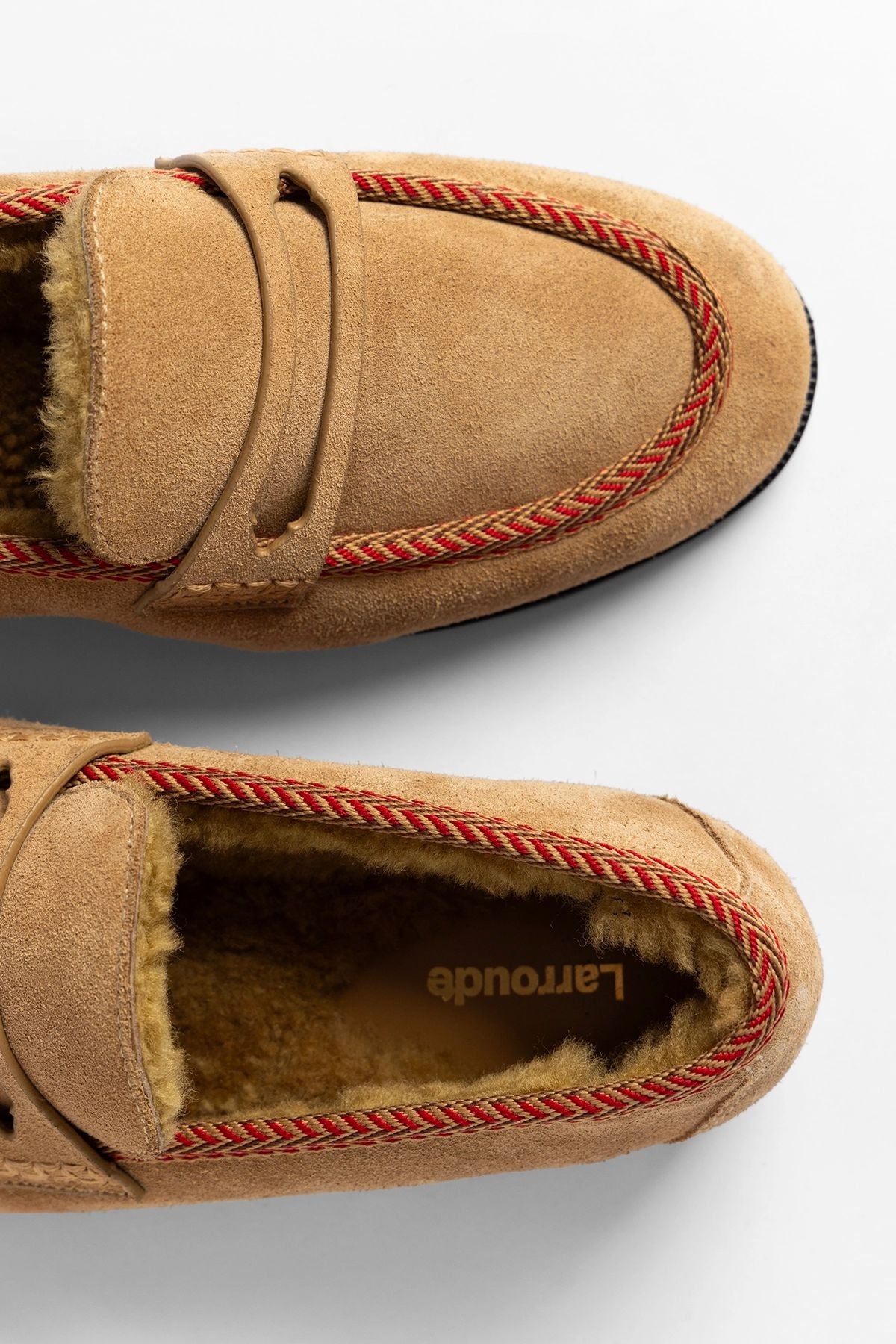 Suki Fuzzy Loafer Peanut Suede