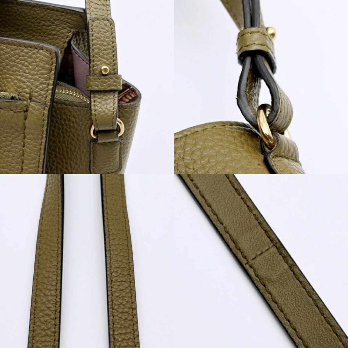 Salvatore Ferragamo Leather Shoulder Bag Tote Bag (Pre-Owned)