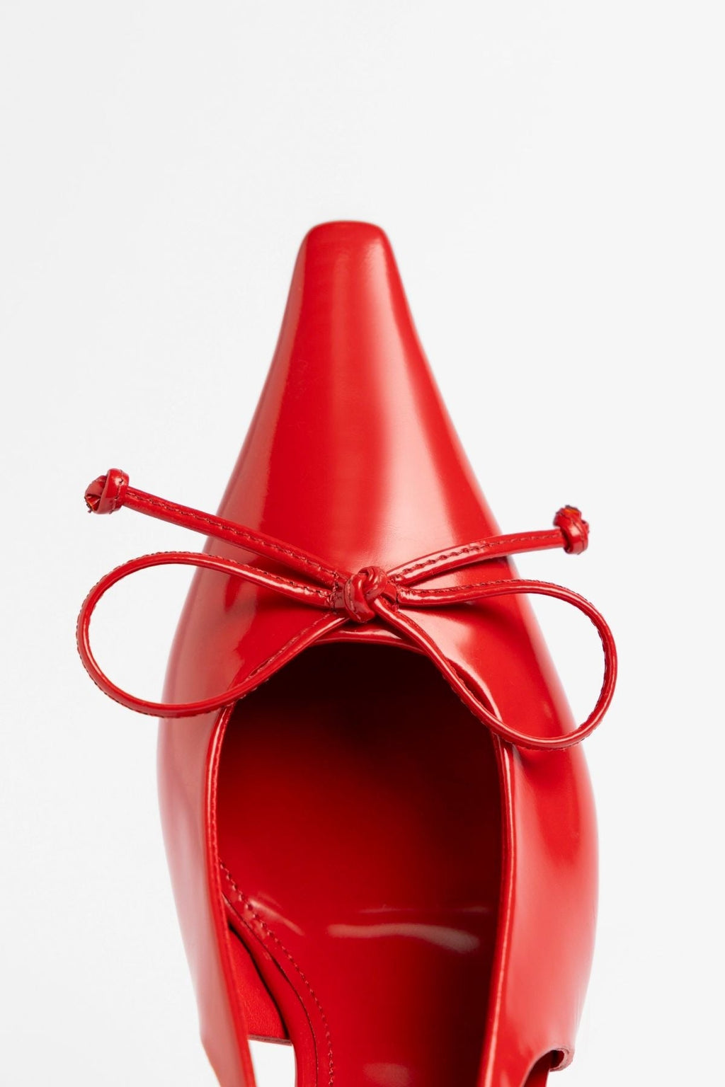 Bardot Pump Scarlet Leather