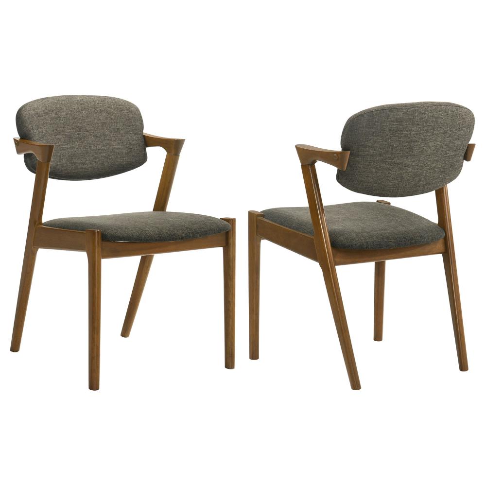 Contemporary Wooden Dining Chairs with Supportive Backrests for Everyday Use