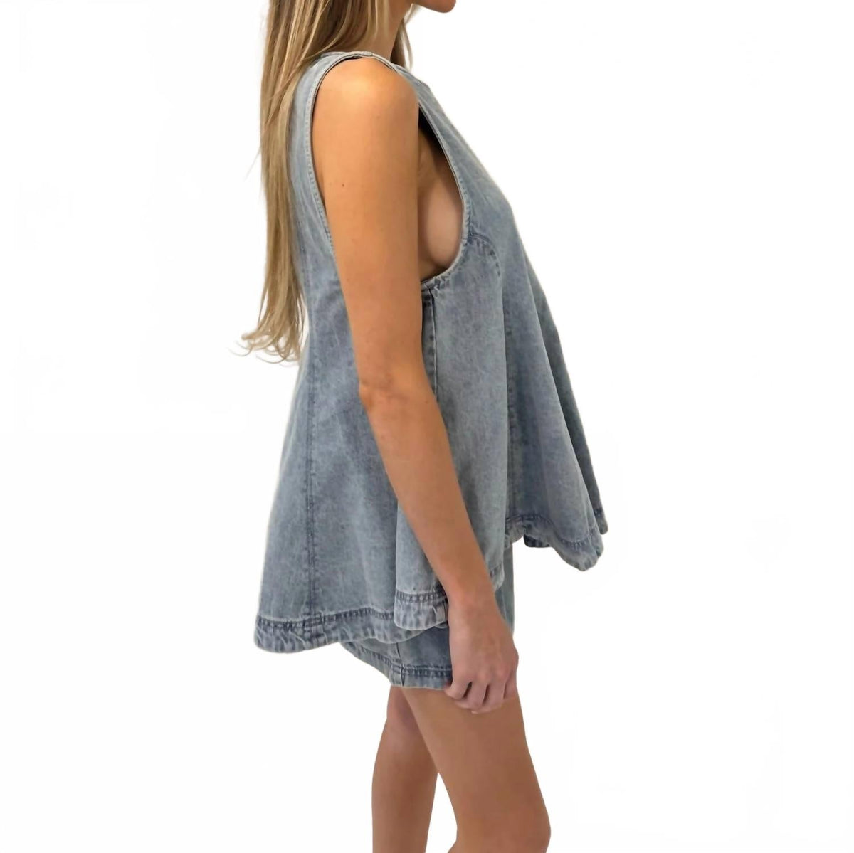 Women's Cassius Denim Set In Bleachout